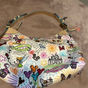 Disney Dooney and Burke nylon sketch hobo.